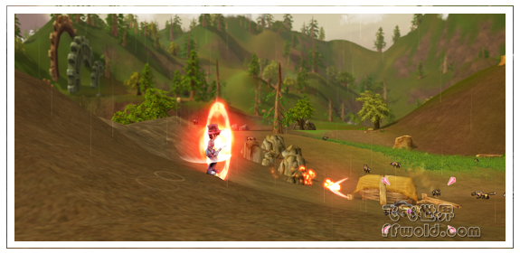 老飞飞80版达肯2野外练级