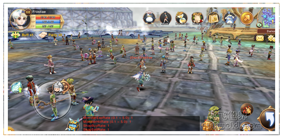 老飞飞80版达肯镇交易市场